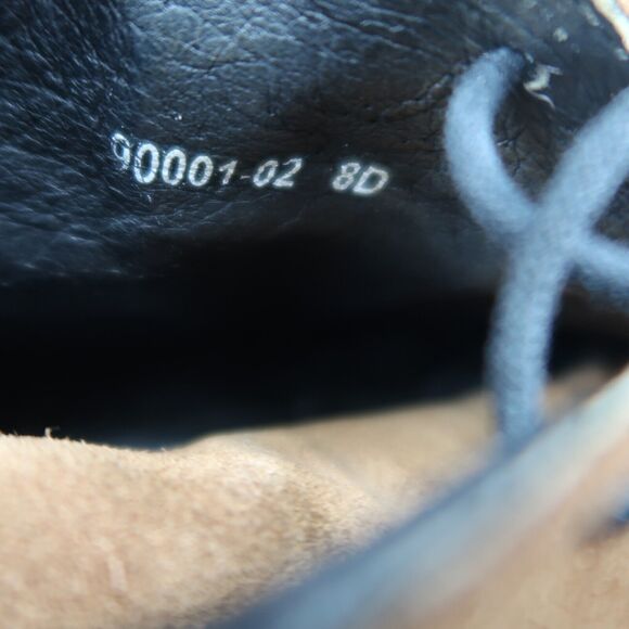 JD Fisk Shoes Mens 8 Boots Leather Casual Classic Brown Derby Chukka Lace Up Mid - Picture 13 of 15